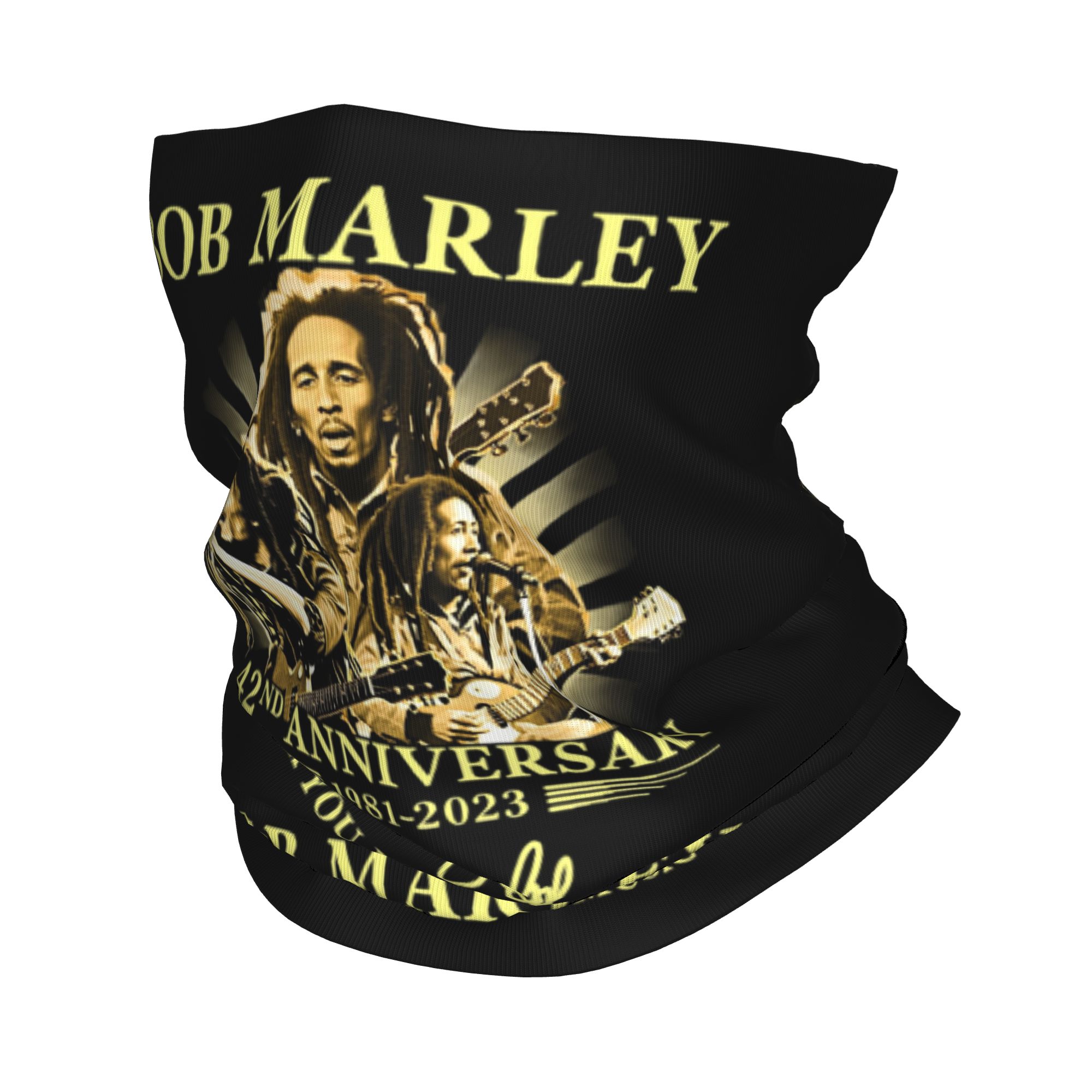 Neck Gaiter Fleece - Özel Jamaika Şarkıcısı Reggae Rock Bob