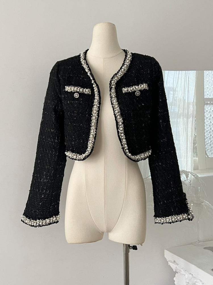 Wool Coat Peacoat - Kadın Kısa Ceket Mont + Elbise