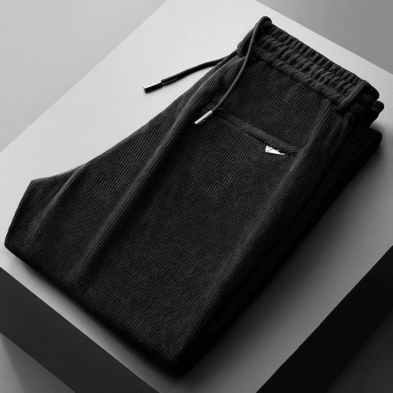Corduroy Pant Warm - Erkekler için Kadife Kumaşlı, Esnek Bel