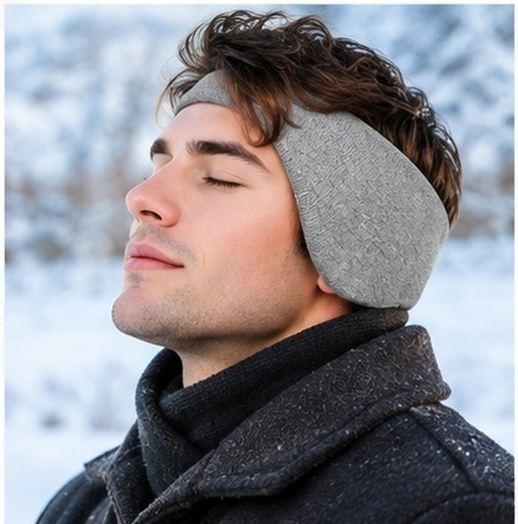 Fleece Ear Warmer Band - 2 Adet Uyku İçin Kulaklık, İç