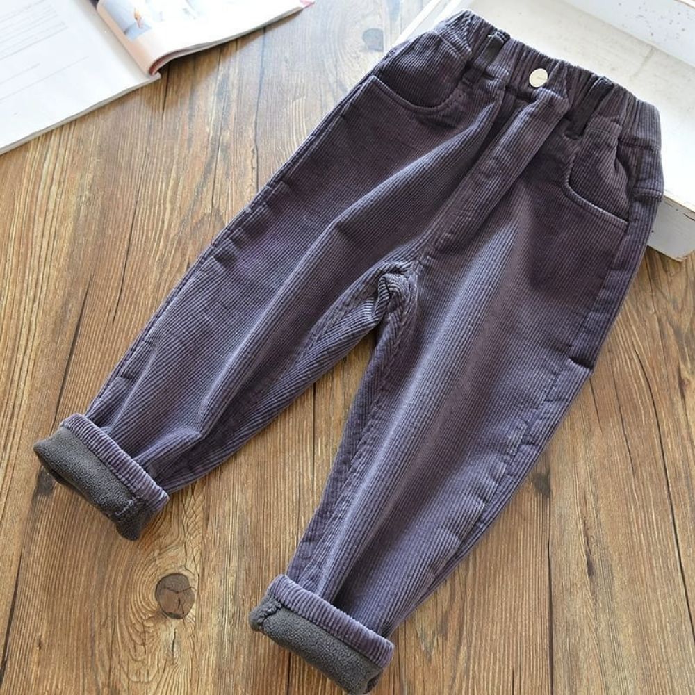 Çocuklar için Polar Astarlı Ka - Corduroy Pant Warm incelemesi ve fiyatı