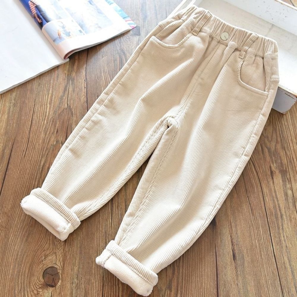 Çocuklar için Polar Astarlı Ka - Corduroy Pant Warm incelemesi ve fiyatı
