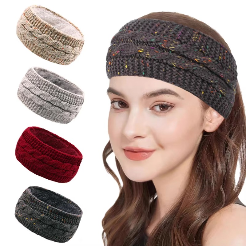Kadınlar için Kışlık Kalın Örg - Fleece Ear Warmer Band incelemesi ve fiyatı