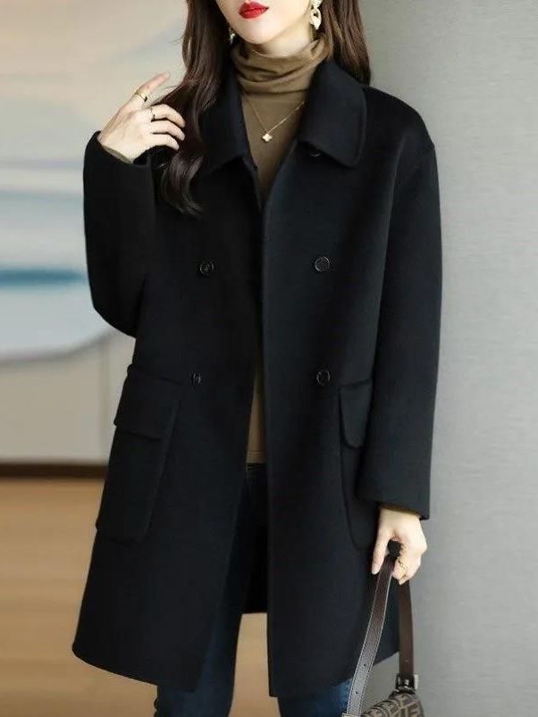 Şık, Orta Uzunlukta Yün Palto, - Wool Coat Peacoat incelemesi ve fiyatı