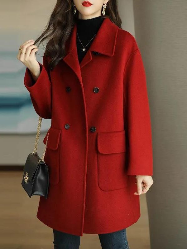 Şık, Orta Uzunlukta Yün Palto, - Wool Coat Peacoat incelemesi ve fiyatı