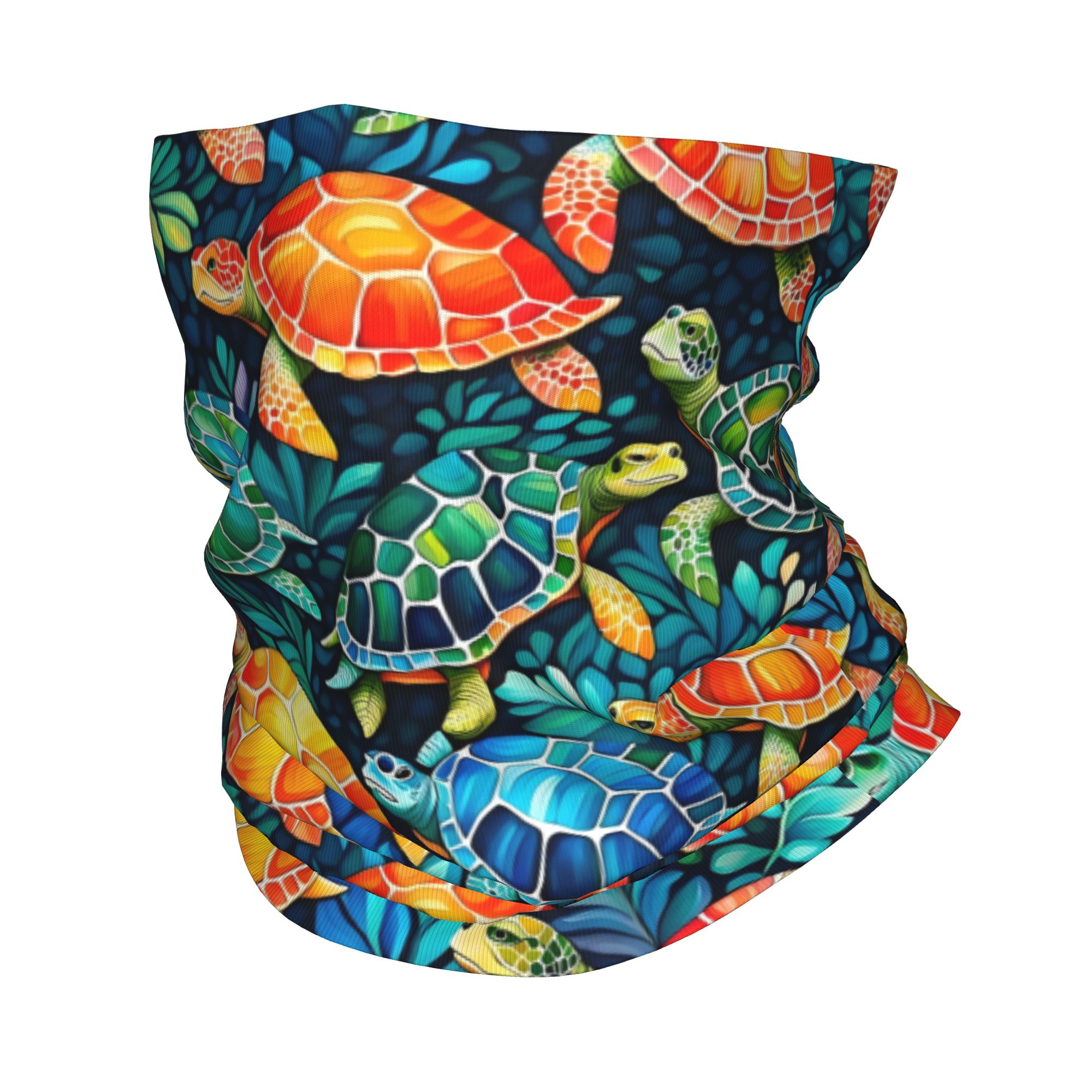 Özel Komik Renkli Deniz Kaplum - Neck Gaiter Fleece incelemesi ve fiyatı